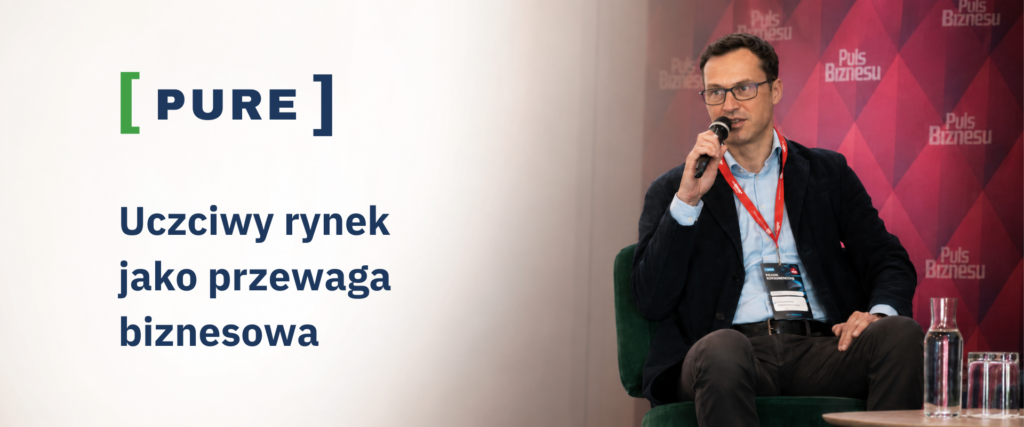 Przedstawiciel Fundacji Konsumentów podczas panelu na Kongresie Prawo Konsumenckie organizowanym przez Puls Biznesu.