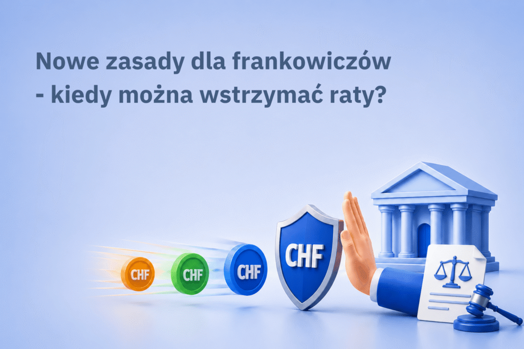 Ustawa frankowa 2026 – symboliczne zatrzymanie rat kredytu we frankach przez ochronę prawną